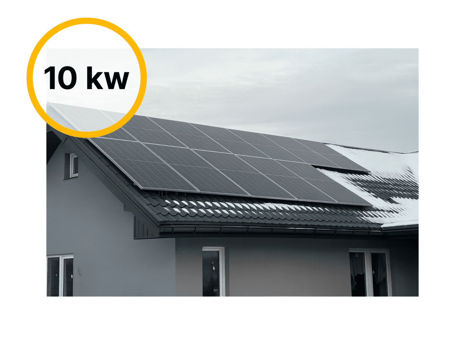 СЕС гібридна з АКБ потужністю 10 кВт