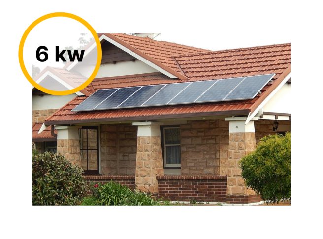 СЕС гібридна з АКБ потужністю 6 кВт